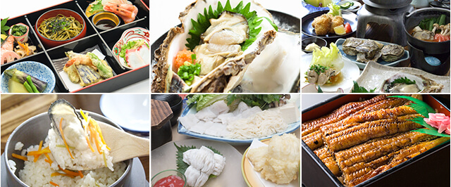 かき庄のお品書き｜一年を通して美味しさを提供している牡蠣料理と、季節に合わせた食材を使用した豊富なメニューをご用意しております。
